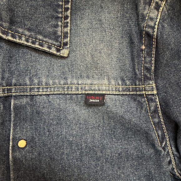 Tommy Hilfiger Jean Jacket Women’s Size Medium Vintage Y2K - Picture 4 of 10